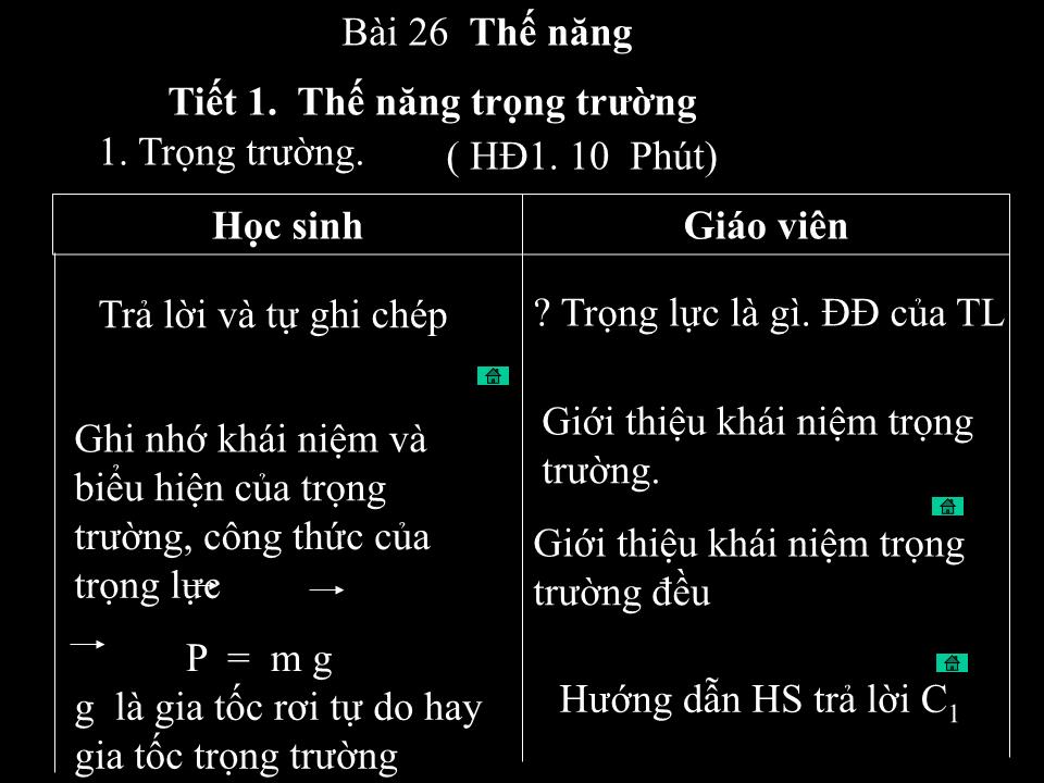 Bài giảng Vật lí Lớp 10 - Bài 26: Thế năng - Trần Viết Thắng trang 4