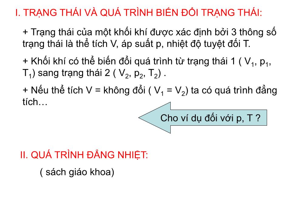 Bài giảng Vật lí Lớp 10 - Bài 29: Quá trình đẳng nhiệt định luật Bôi-Lơ-Ma-Ri-Ốt trang 2