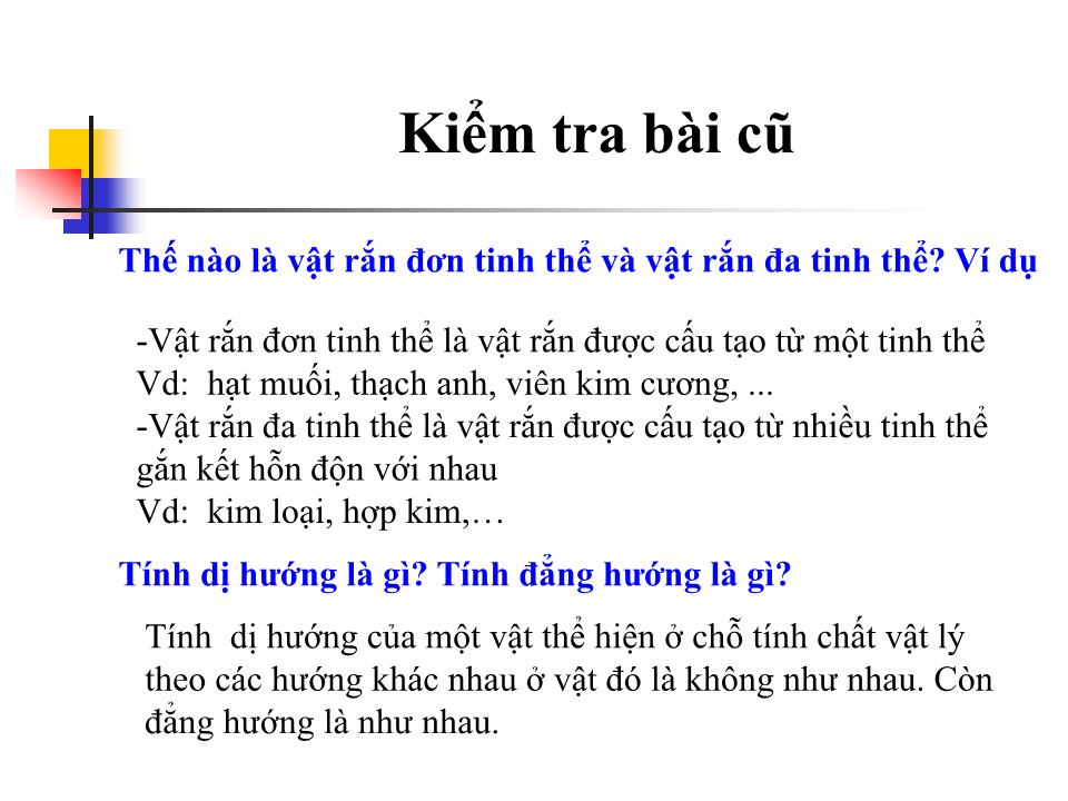 Bài giảng Vật lí Lớp 10 - Bài 35: Biến dạng cơ của vật rắn trang 2