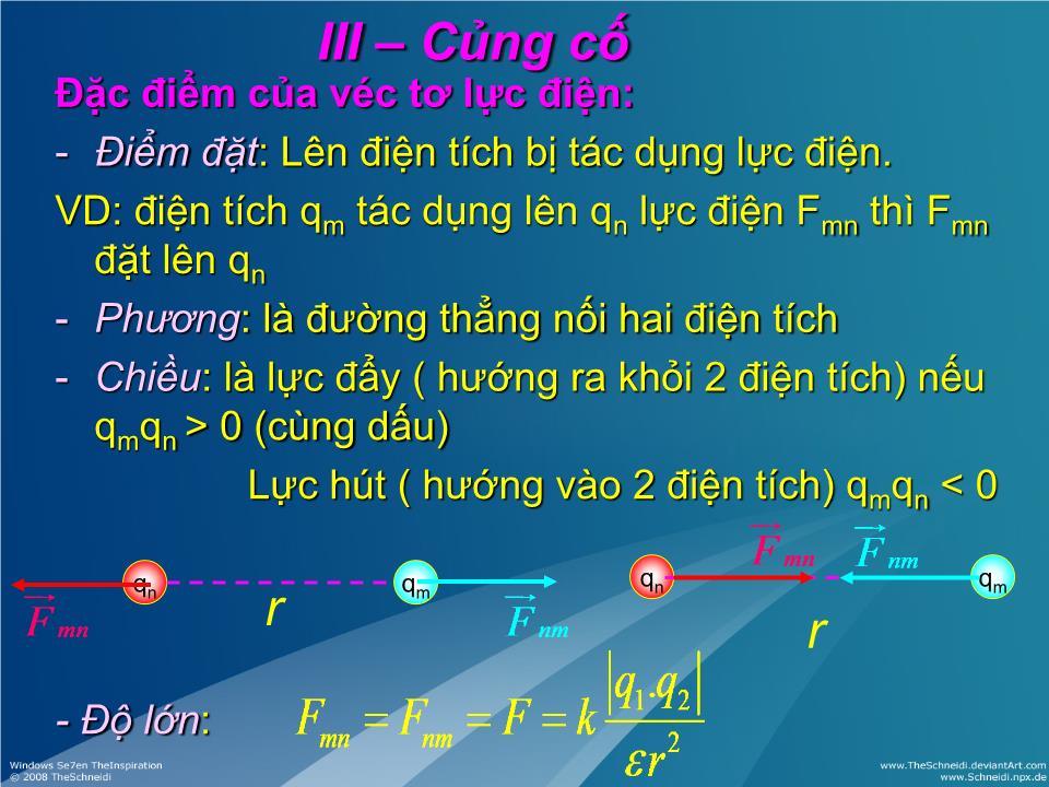 Bài giảng Vật lí Lớp 11 - Bài 1: Điện tích. Định luật Cu-lông trang 5