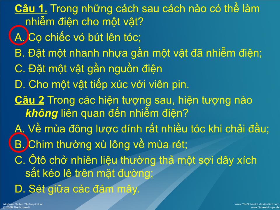 Bài giảng Vật lí Lớp 11 - Bài 1: Điện tích. Định luật Cu-lông trang 6