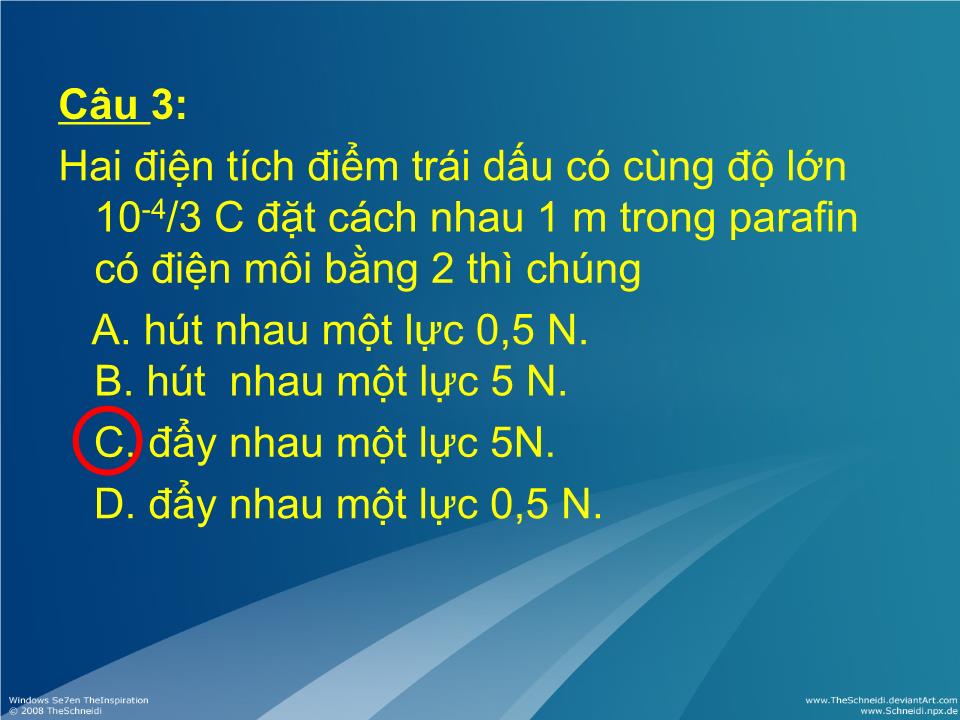 Bài giảng Vật lí Lớp 11 - Bài 1: Điện tích. Định luật Cu-lông trang 7