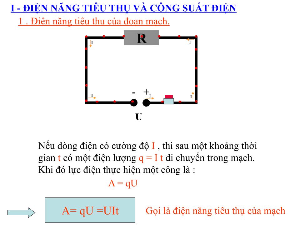 Bài giảng Vật lí Lớp 11 - Bài 8: Điện năng. Công suất điện - Trần Thảo Nguyên trang 7