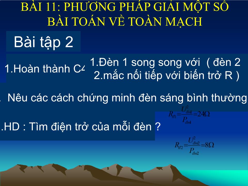 Bài giảng Vật lí Lớp 11 - Bài 11: Phương pháp giải một số bài toán về toàn mạch - Nguyễn Đoàn Duy Chinh trang 10