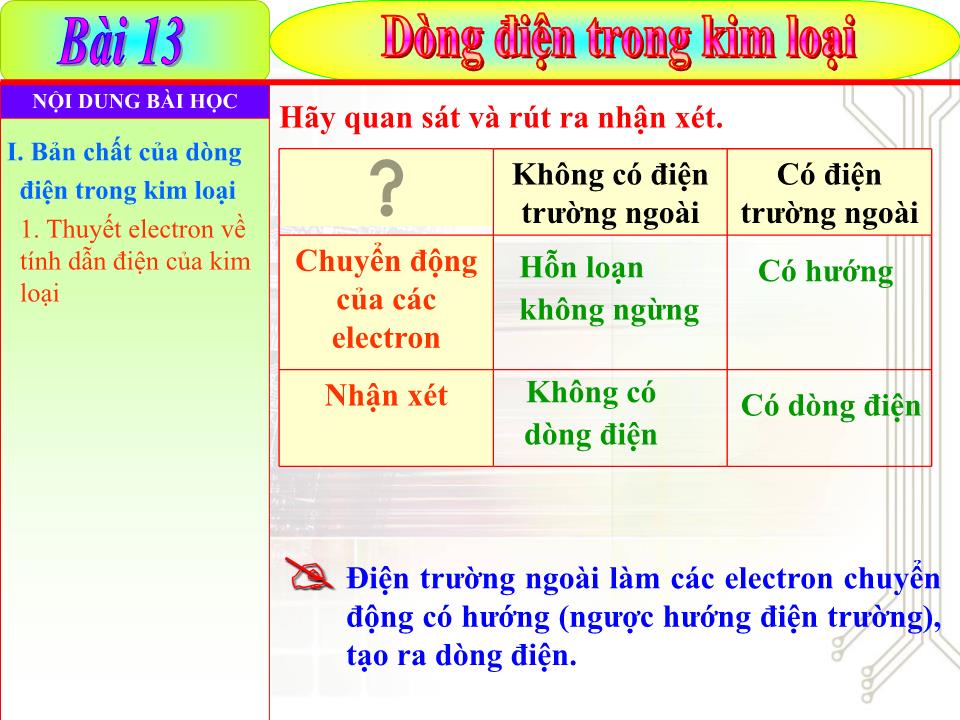 Bài giảng Vật lí Lớp 11 - Bài 13: Dòng điện trong kim loại - Nguyễn Anh Tuấn trang 10