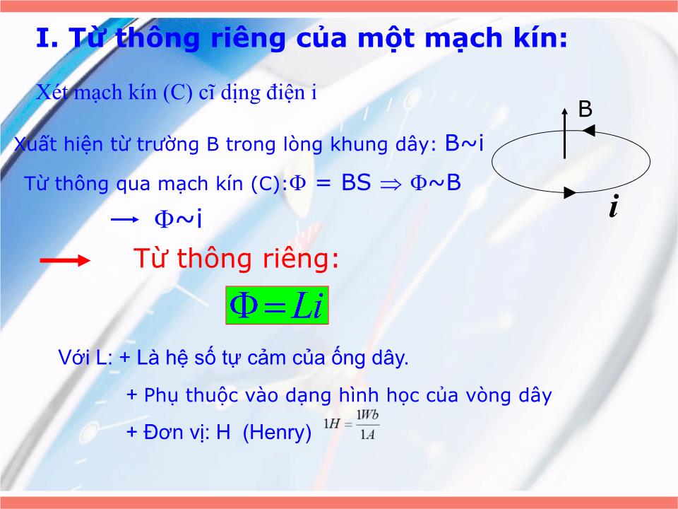 Bài giảng Vật lí Lớp 11 - Bài 25: Tự cảm - Đặng Ngọc Chính trang 7