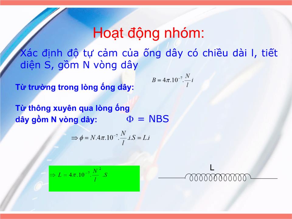 Bài giảng Vật lí Lớp 11 - Bài 25: Tự cảm - Đặng Ngọc Chính trang 8