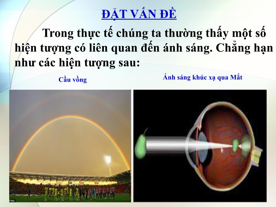 Bài giảng Vật lí Lớp 11 - Bài 44: Khúc xạ ánh sáng trang 1