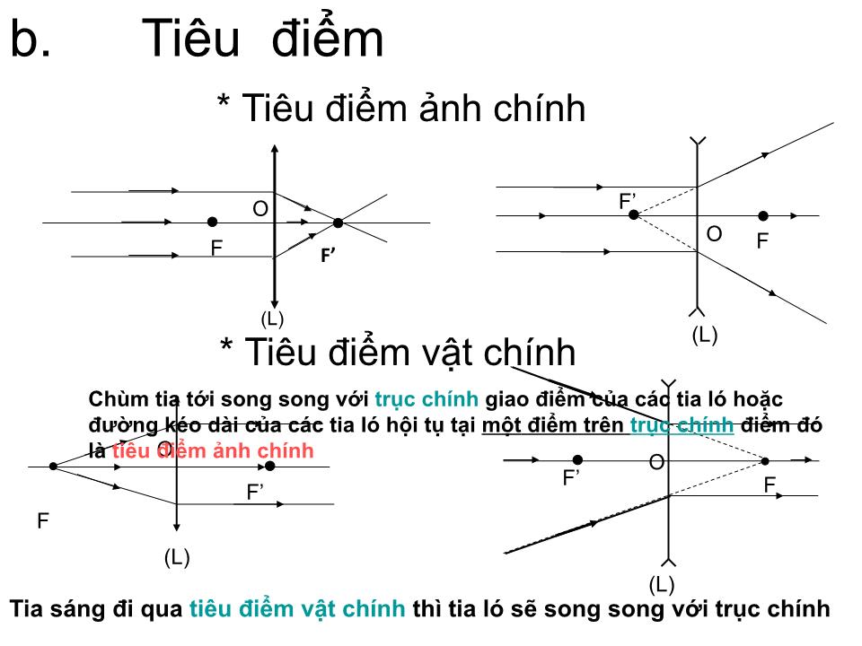 Bài giảng Vật lí Lớp 11 - Bài 29: Thấu kính mỏng trang 6