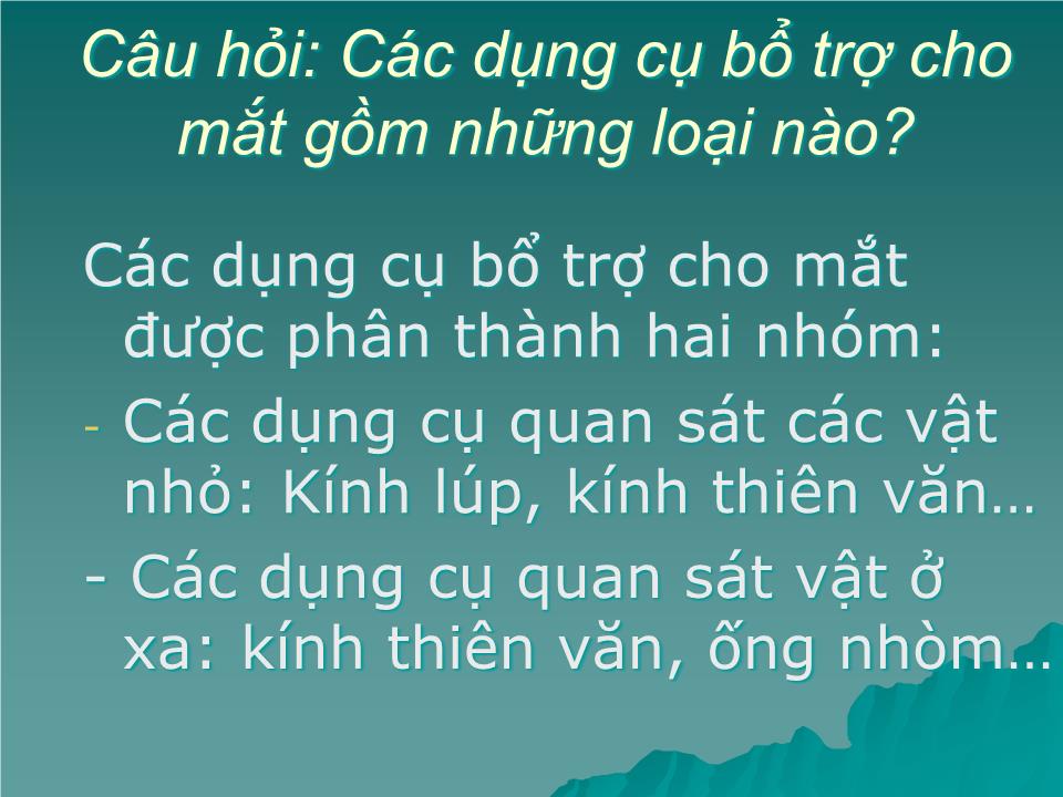 Bài giảng Vật lí Lớp 11 - Bài 32: Kính lúp - Nguyễn Tùng Đức trang 7