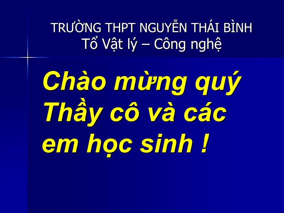 Bài giảng Vật lí Lớp 12 - Bài 7: Sóng cơ và sự truyền sóng cơ trang 1