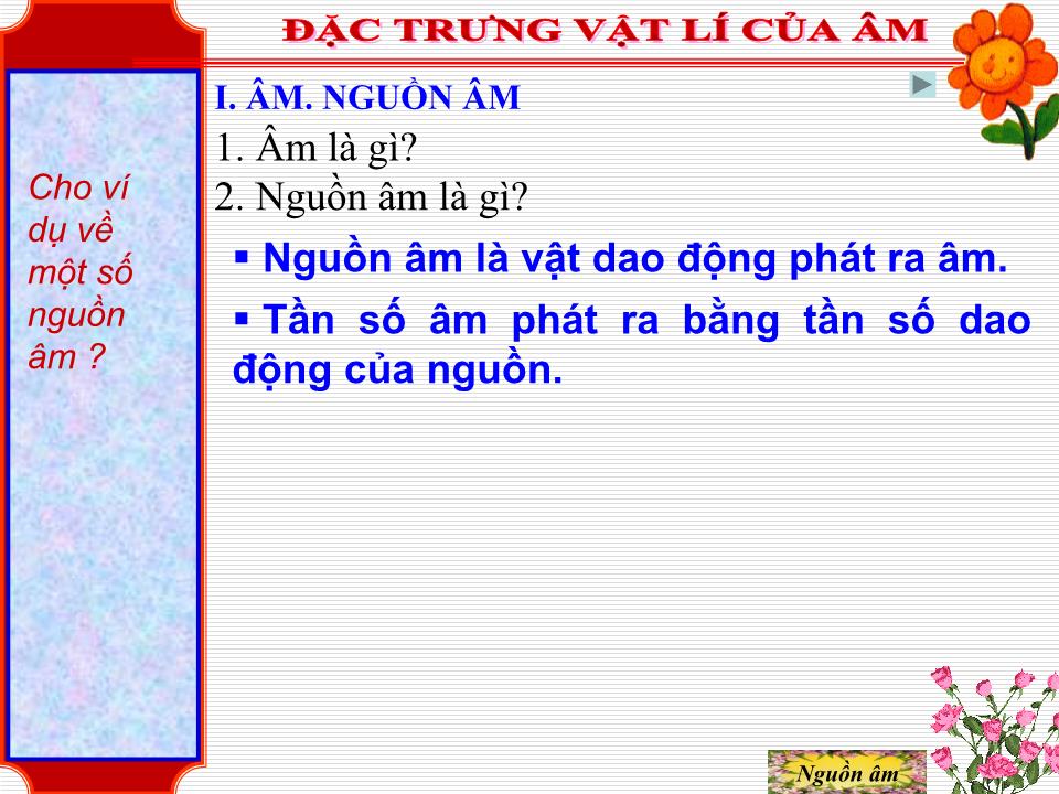 Bài giảng Vật lí Lớp 12 - Bài 10: Đặc trưng vật lí của âm trang 6