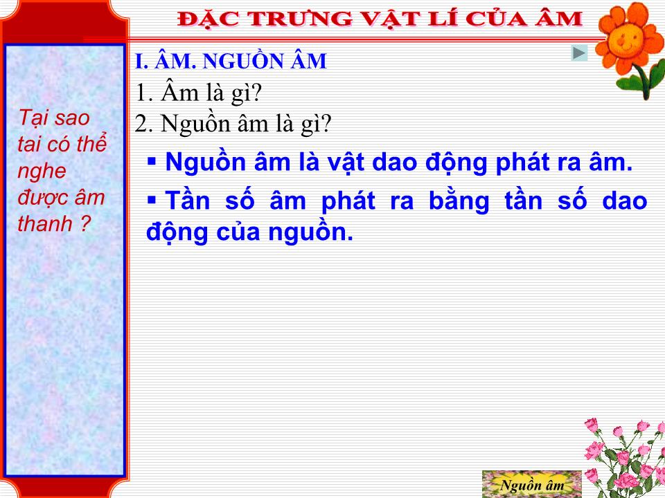 Bài giảng Vật lí Lớp 12 - Bài 10: Đặc trưng vật lí của âm trang 7