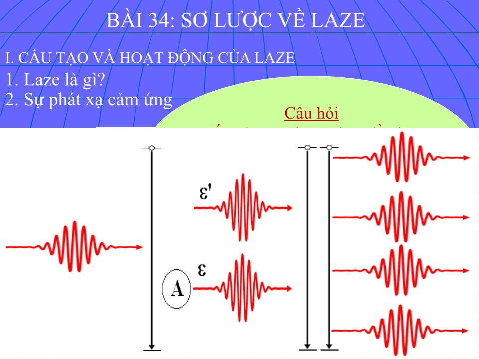 Bài giảng Vật lí Lớp 12 - Bài 34: Sơ lược về Laze trang 10