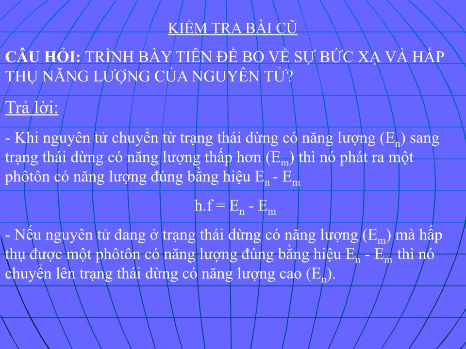 Bài giảng Vật lí Lớp 12 - Bài 34: Sơ lược về Laze trang 2