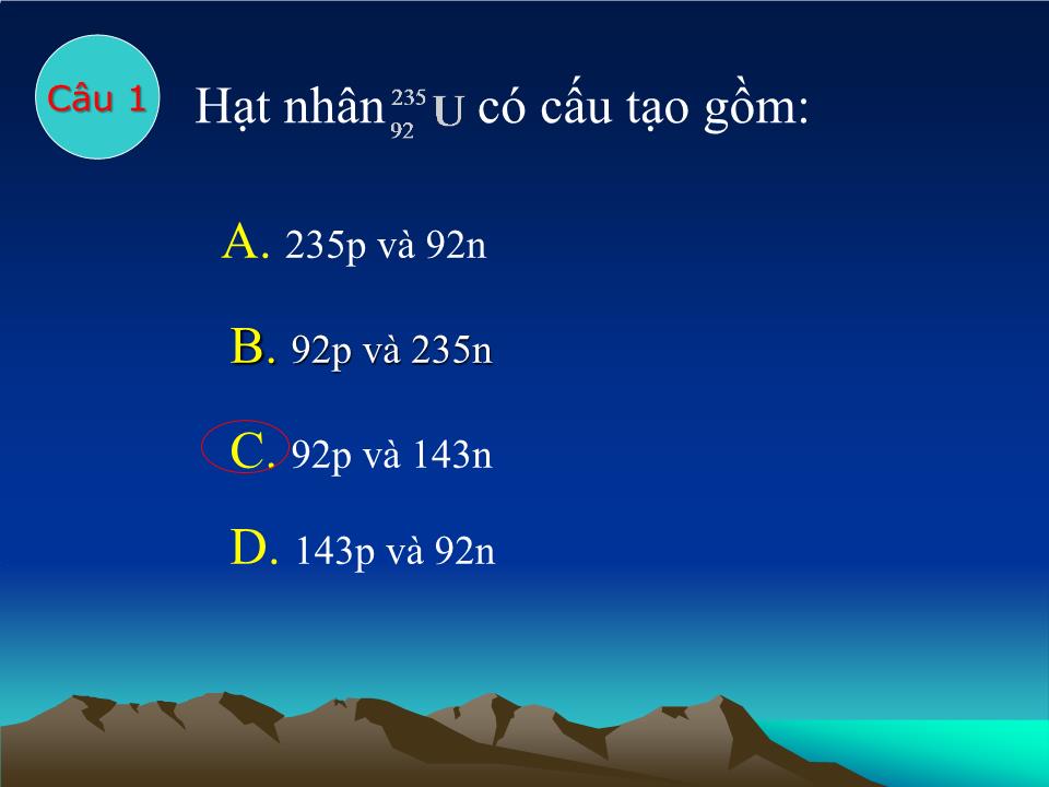 Bài giảng Vật lí Lớp 12 - Bài 35: Tính chất và cấu tạo hạt nhân trang 9