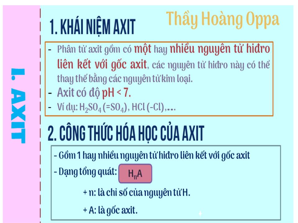 Bài giảng Hóa học Lớp 8 - Bài 2: Axit. Bazơ. Muối trang 6