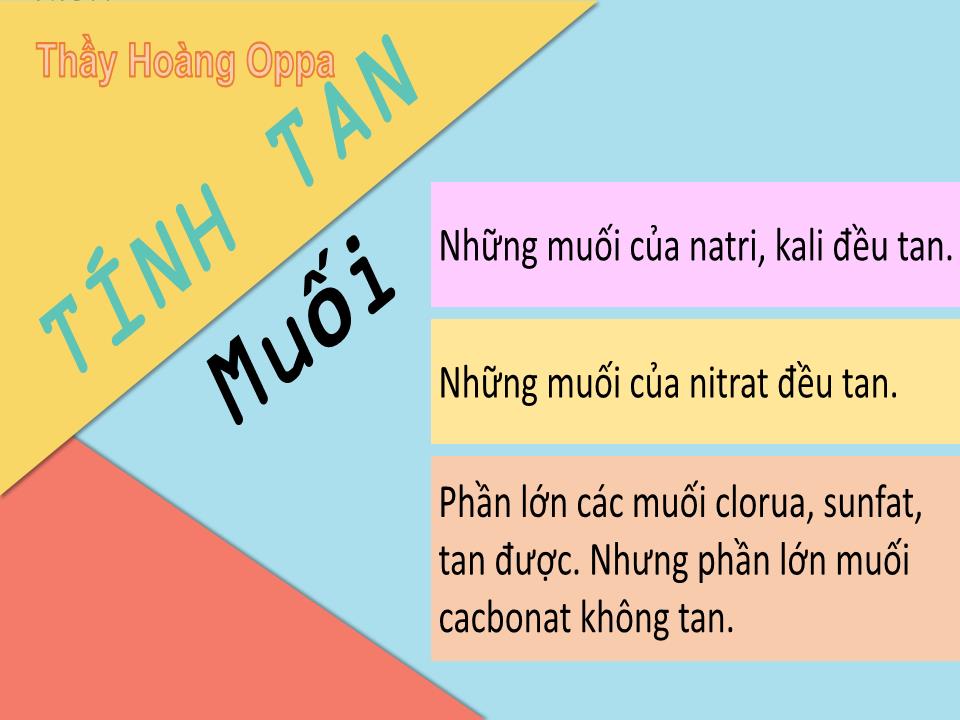 Bài giảng Hóa học Lớp 8 - Bài 41: Độ tan của một chất trang 10