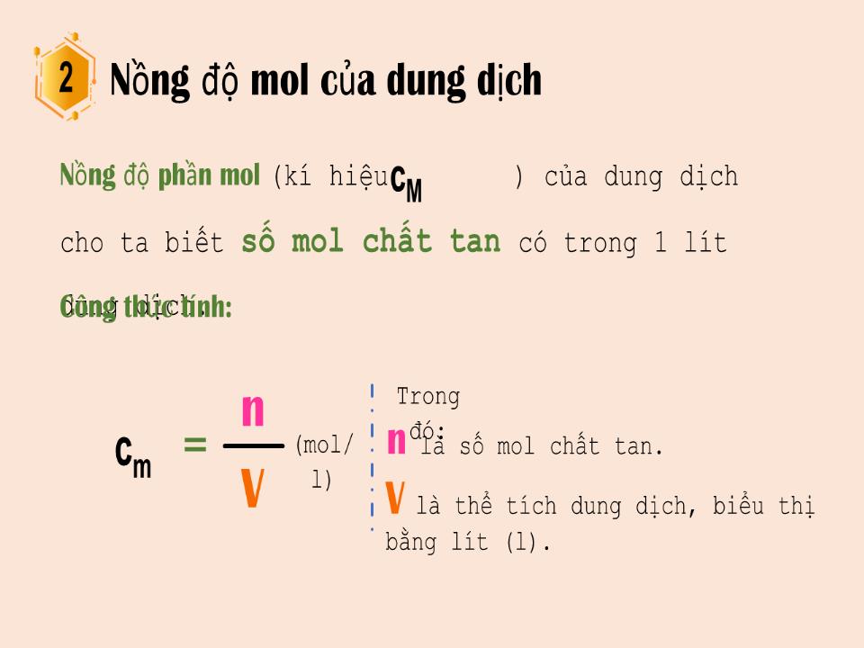 Bài giảng Hóa học Lớp 8 - Bài 42: Nồng độ dung dịch trang 8