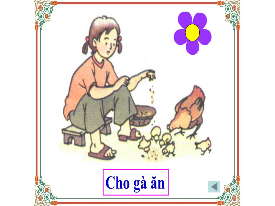 Bài giảng Luyện từ và câu Lớp 2 - Từ ngữ về tình cảm gia đình. Câu kiểu Ai làm gì? Dấu chấm, dấu chấm hỏi trang 6