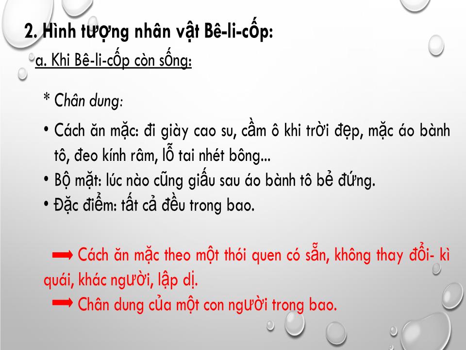 Bài giảng Ngữ văn Lớp 11 - Văn bản: Người trong bao trang 8