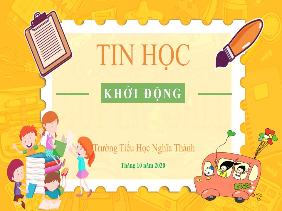 Bài giảng Tin học Lớp 3 - Bài 1: Những gì em đã biết trang 1