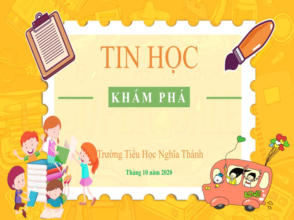 Bài giảng Tin học Lớp 3 - Bài 1: Những gì em đã biết trang 5