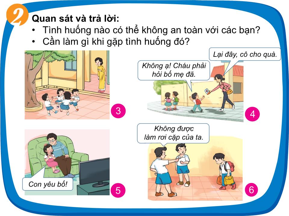 Bài giảng Tự nhiên và xã hội Lớp 1 - Bài 27: Bảo vệ cơ thể an toàn trang 5