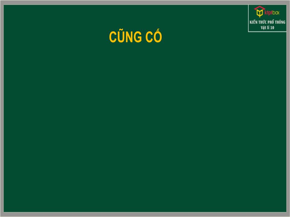 Bài giảng Vật lí Lớp 10 - Chương 1: Động học chất điểm - Bài 1: Chuyển động cơ trang 10