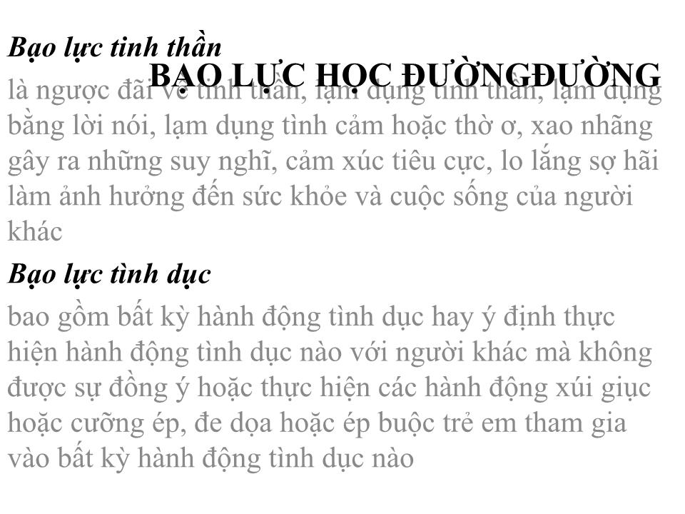 Bài thu hoạch bồi dưỡng thường xuyên module giáo viên mầm non 31: PPhòng chống bạo lực học đường ở các cơ sở giáo dục mầm non trang 5