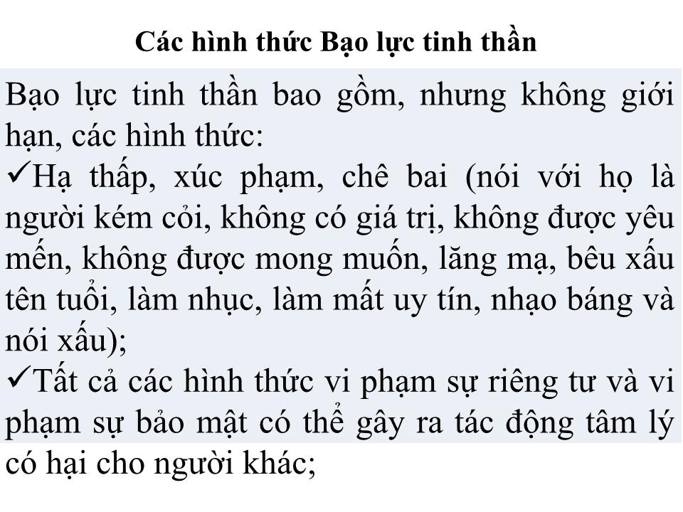 Bài thu hoạch bồi dưỡng thường xuyên module giáo viên mầm non 31: PPhòng chống bạo lực học đường ở các cơ sở giáo dục mầm non trang 8