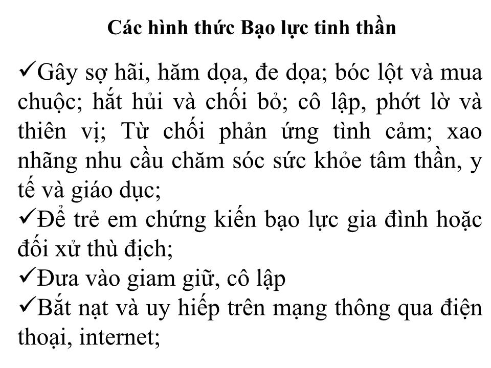 Bài thu hoạch bồi dưỡng thường xuyên module giáo viên mầm non 31: PPhòng chống bạo lực học đường ở các cơ sở giáo dục mầm non trang 9