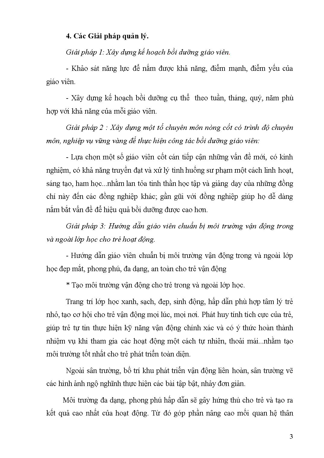 Sáng kiến kinh nghiệm Một số biện pháp bồi dưỡng cho giáo viên khối lá dạy tốt môn giáo dục thể chất trang 3