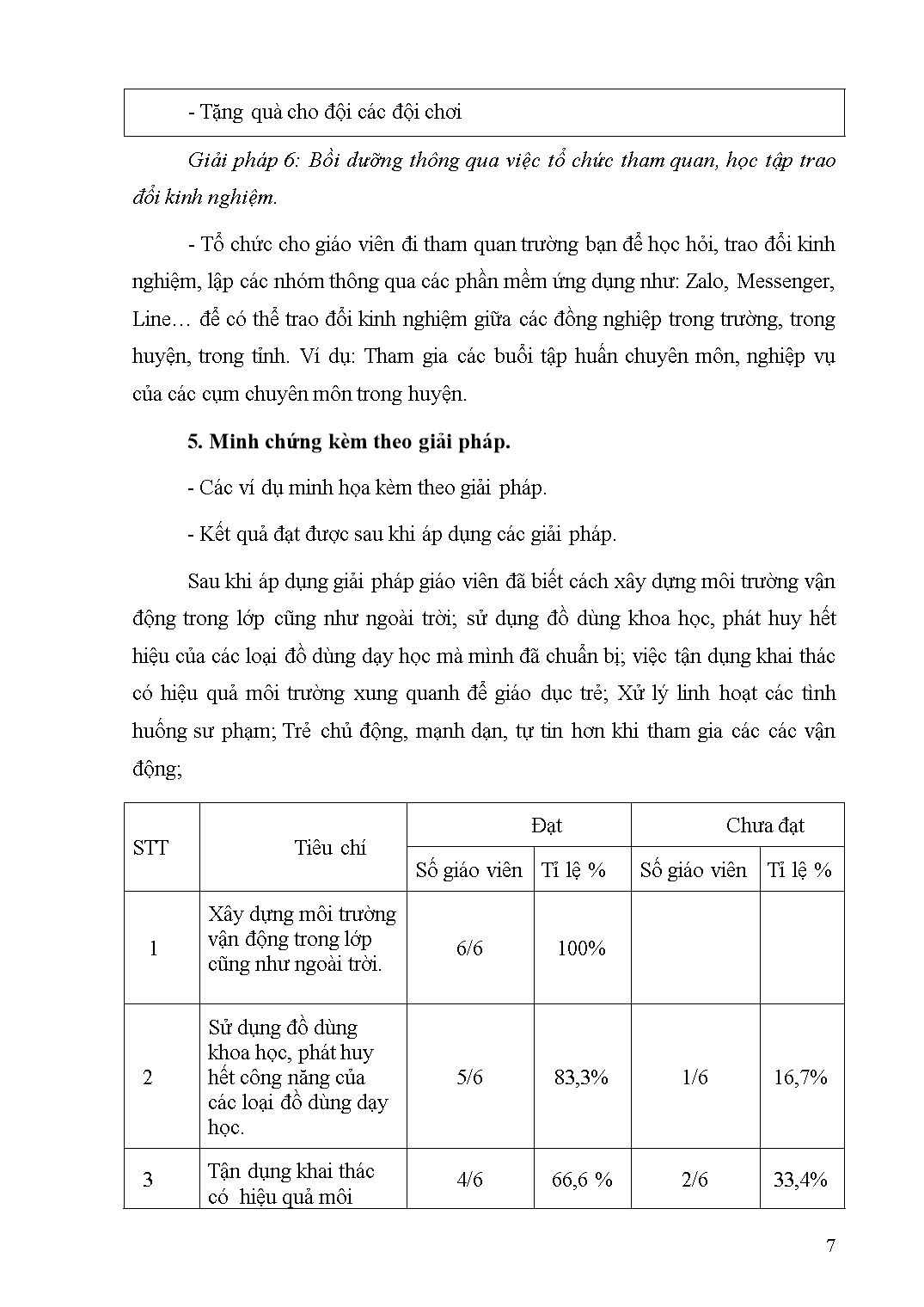 Sáng kiến kinh nghiệm Một số biện pháp bồi dưỡng cho giáo viên khối lá dạy tốt môn giáo dục thể chất trang 7