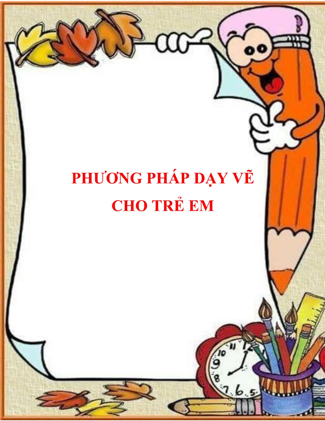 Nếu bạn đang băn khoăn vì không biết phương pháp dạy vẽ trẻ em nào phù hợp và hiệu quả, thì hãy xem hình ảnh này. Bộ ảnh sẽ giới thiệu cho bạn những phương pháp dạy vẽ độc đáo và khoa học, giúp bé dễ tiếp thu và phát triển khả năng sáng tạo cũng như tư duy nghệ thuật.