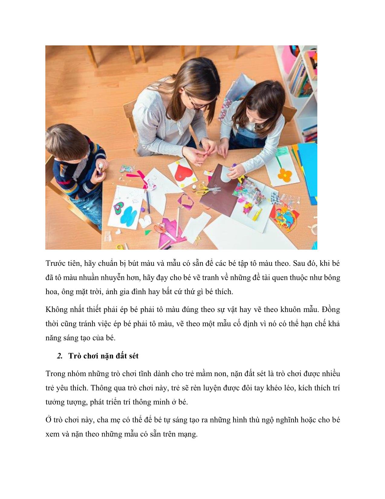 Trò chơi tĩnh giúp phát triển tư duy cho trẻ mầm non trang 3