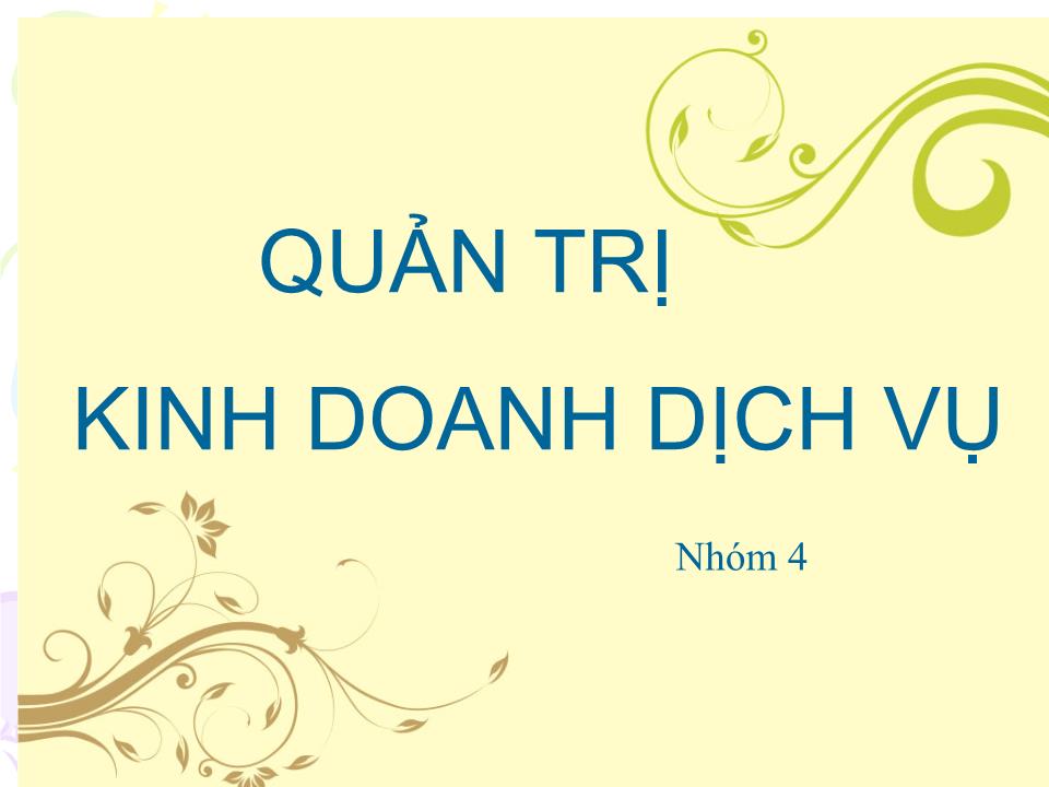 Đề tài Nhà hàng tàu Bến Nghé trang 1