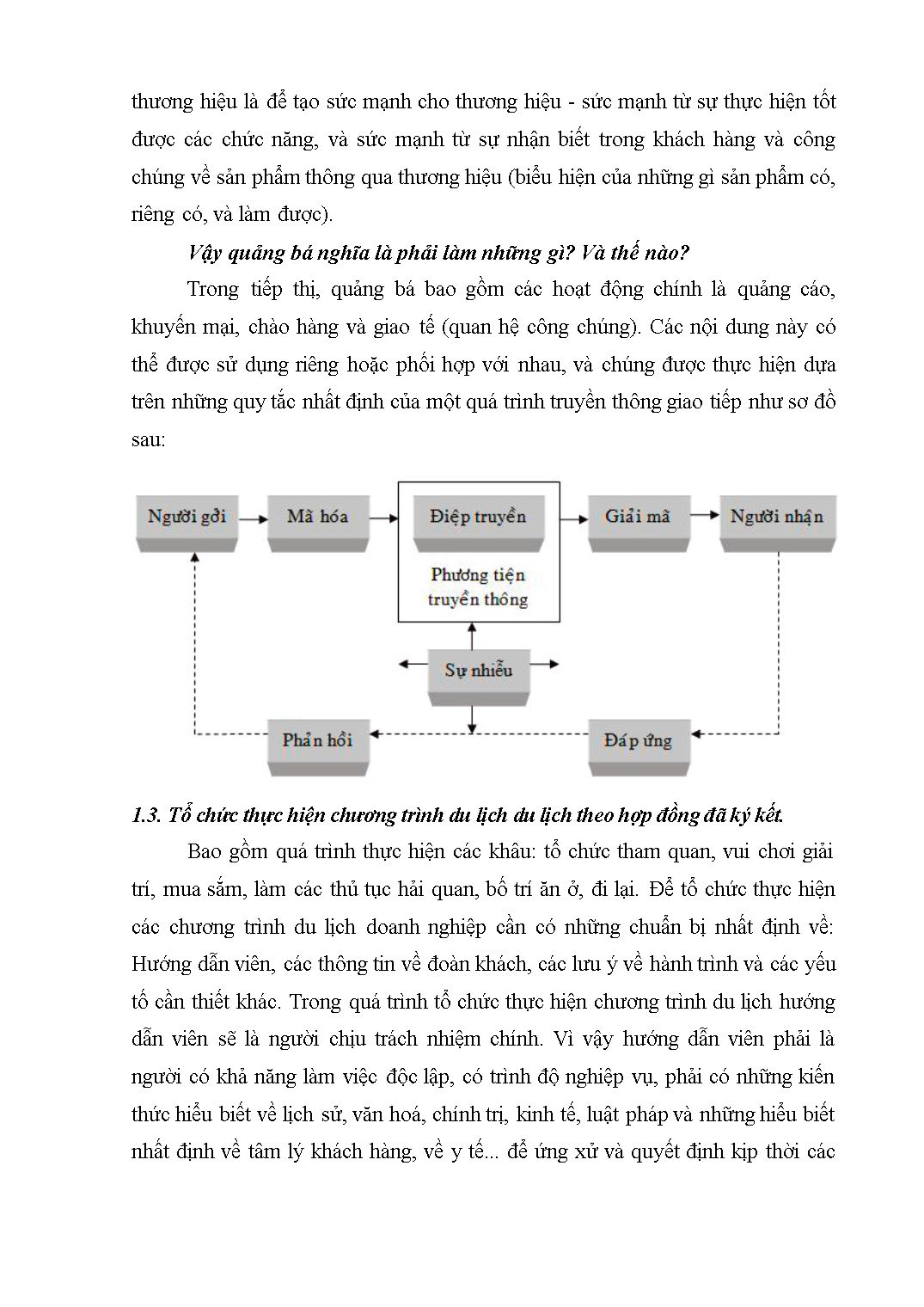 Đề tài Thực trạng hoạt động kinh doanh và một số giải pháp nâng cao hiệu quả hoạt động kinh doanh của công ty TNHH Kỳ Nghỉ Việt trang 10