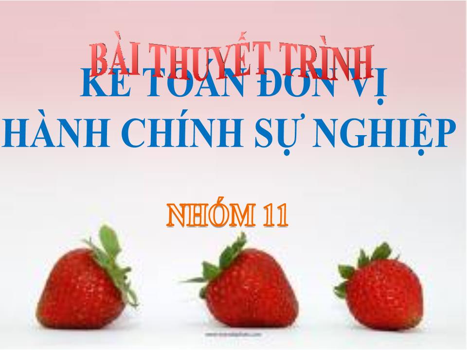 Đề tài Kế toán đơn vị hành chính sự nghiệp trang 2