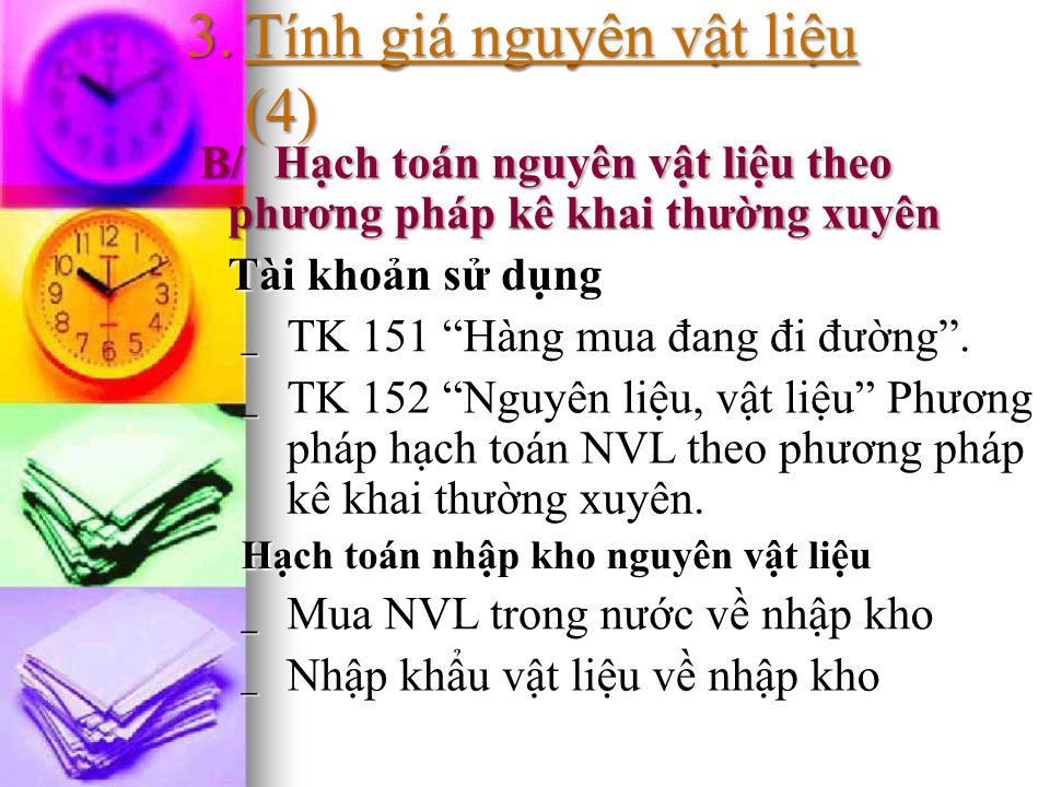 Bài giảng Kế toán doanh nghiệp - Chương 4: Kế toán hàng tồn kho trang 10