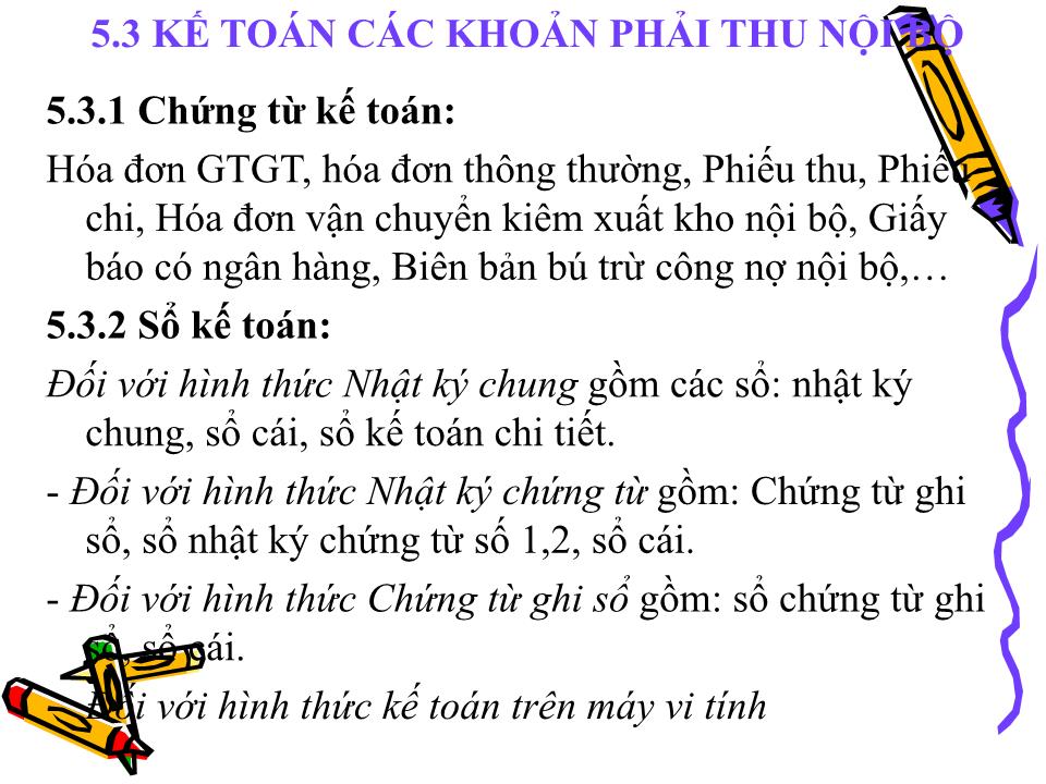 Bài giảng Kế toán doanh nghiệp - Chương 2: Kế toán các khoản phải thu trang 7