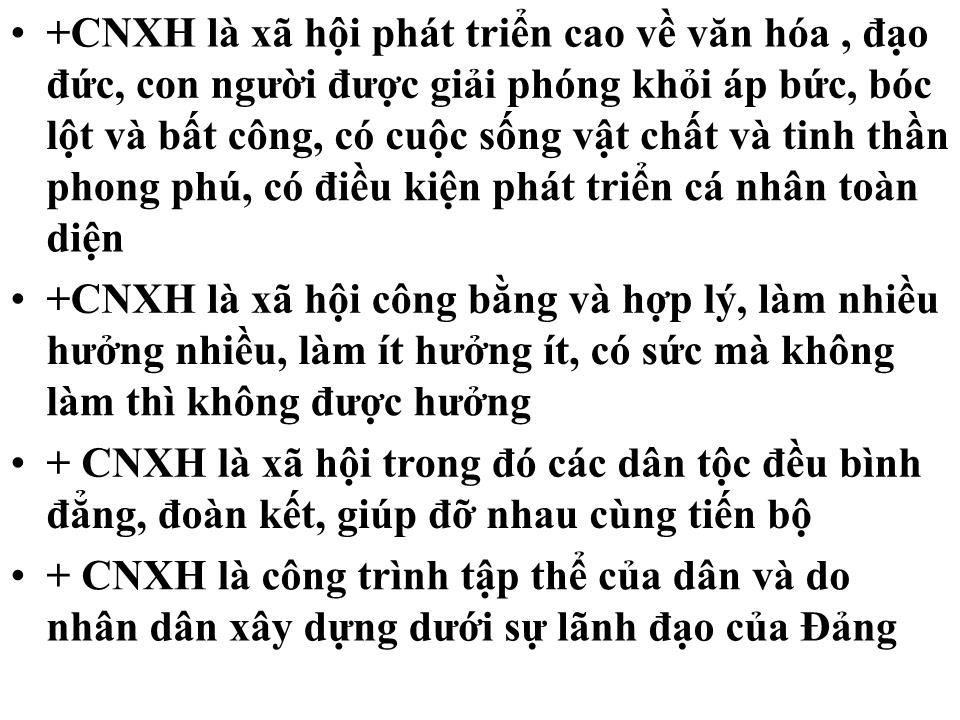 Bài giảng Tư tưởng Hồ Chí Minh về CNXH và con đường quá độ lên CNXH trang 5