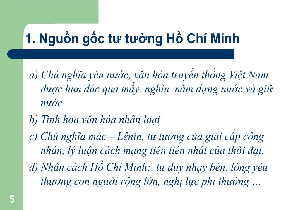 Đề tài Tư tưởng Hồ Chí Minh - Nguyễn Văn Phước trang 5