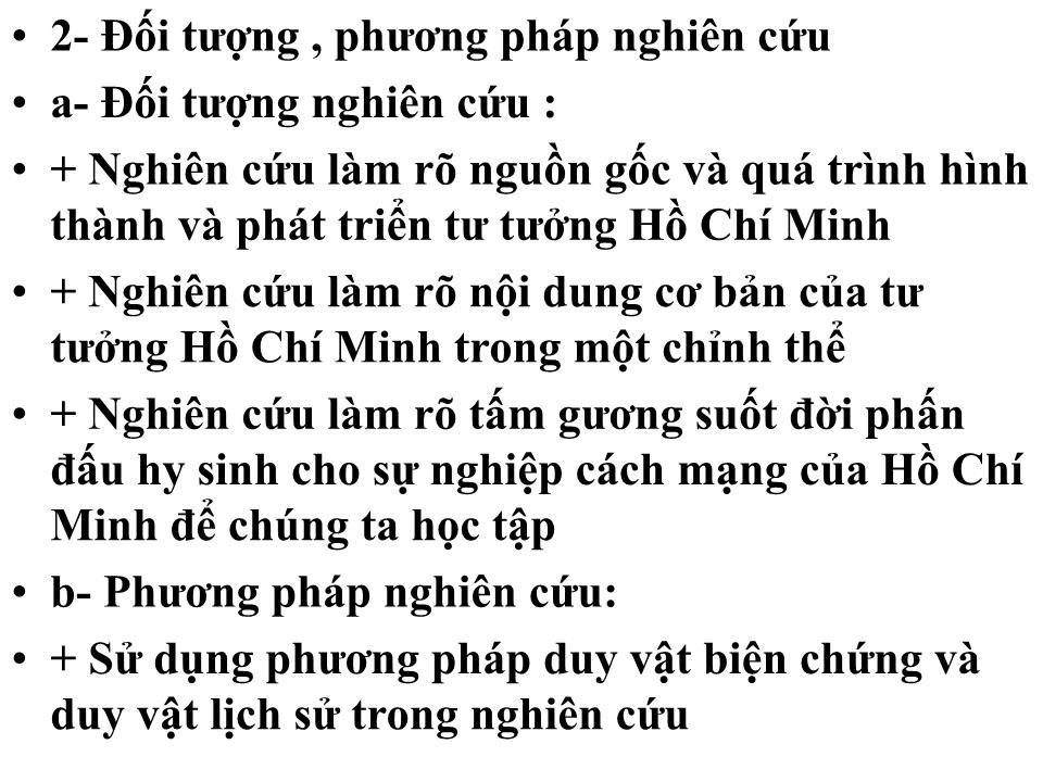 Bài giảng Cơ sở và quá trình hình thành phát triển tư tưởng Hồ Chí Minh trang 3