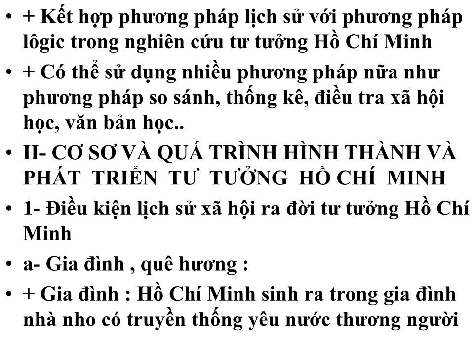 Bài giảng Cơ sở và quá trình hình thành phát triển tư tưởng Hồ Chí Minh trang 4