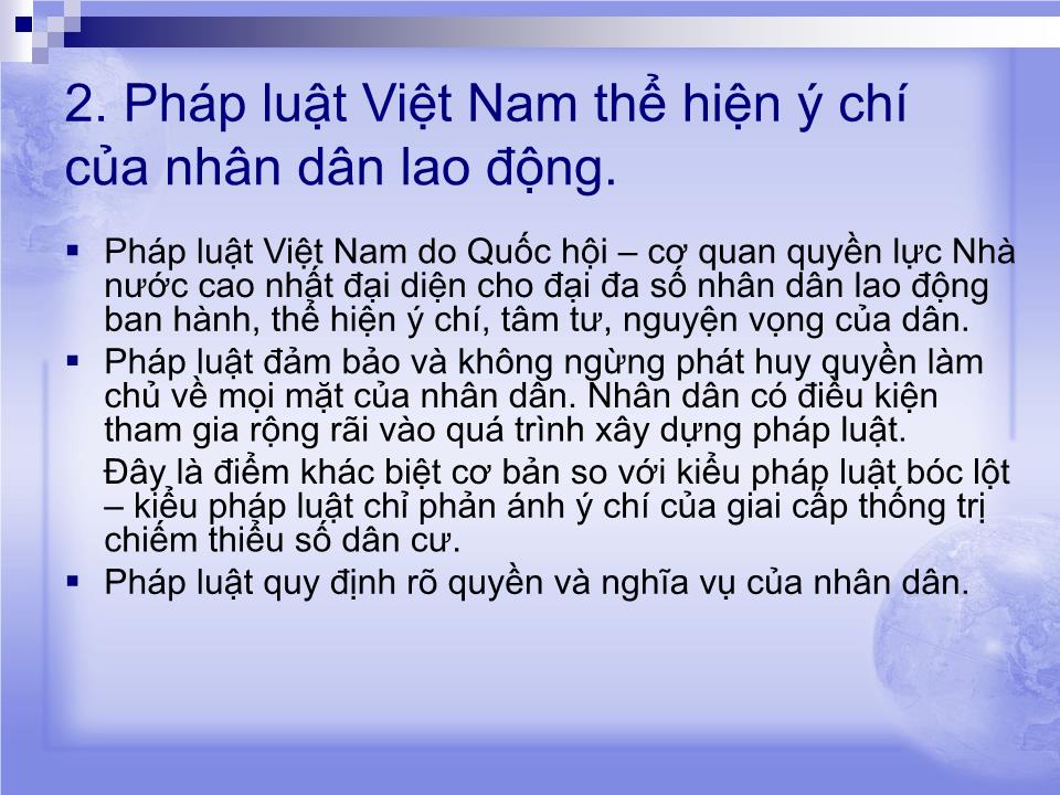 Bài giảng Pháp luật đại cương - Chương 1+2 trang 4