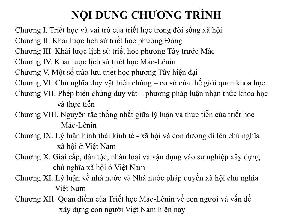 Bài giảng Triết học - Chương I: Triết học và vai trò của triết học trong đời sống xã hội trang 3