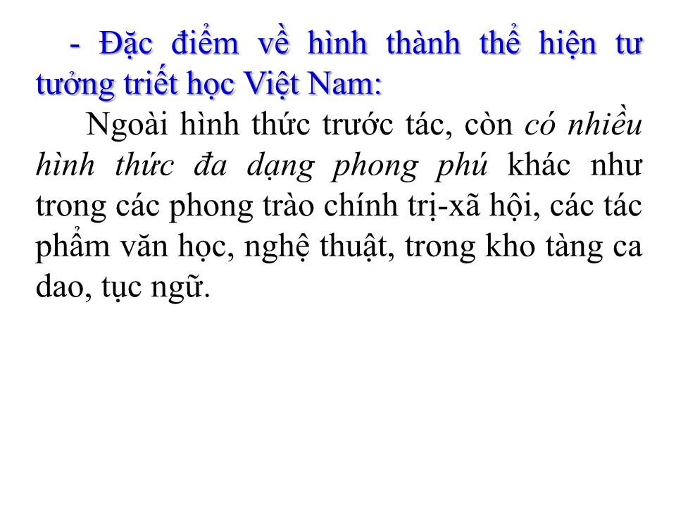 Bài giảng Triết học - Chương II, Phần C: Khái lược lịch sử triết học phương Đông trang 7