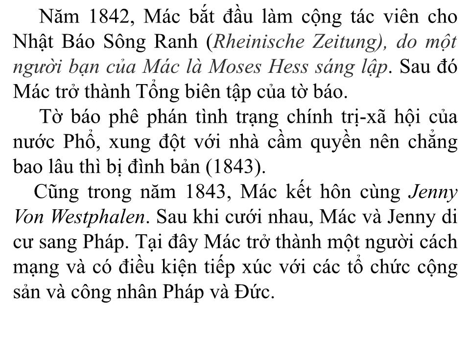 Bài giảng Triết học - Chương IV: Khái lược lịch sử triết học Mác-Lênin trang 3