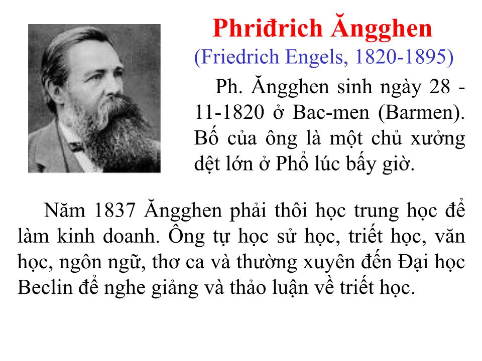 Bài giảng Triết học - Chương IV: Khái lược lịch sử triết học Mác-Lênin trang 4